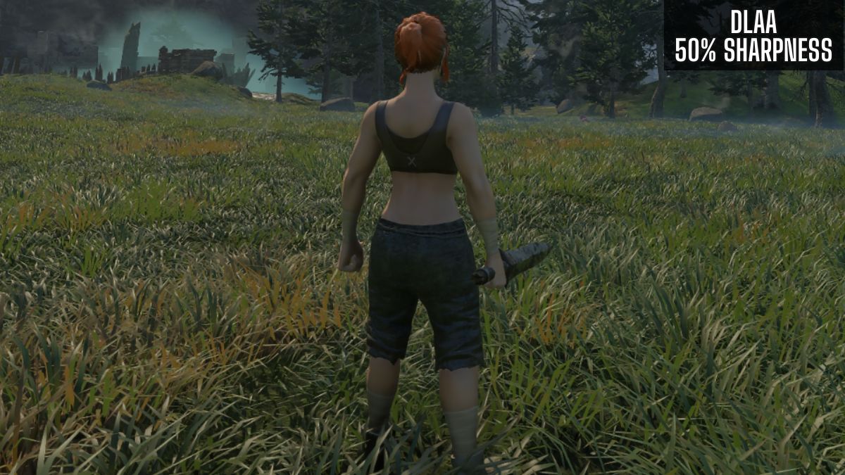 DLAA 50% Sharpness