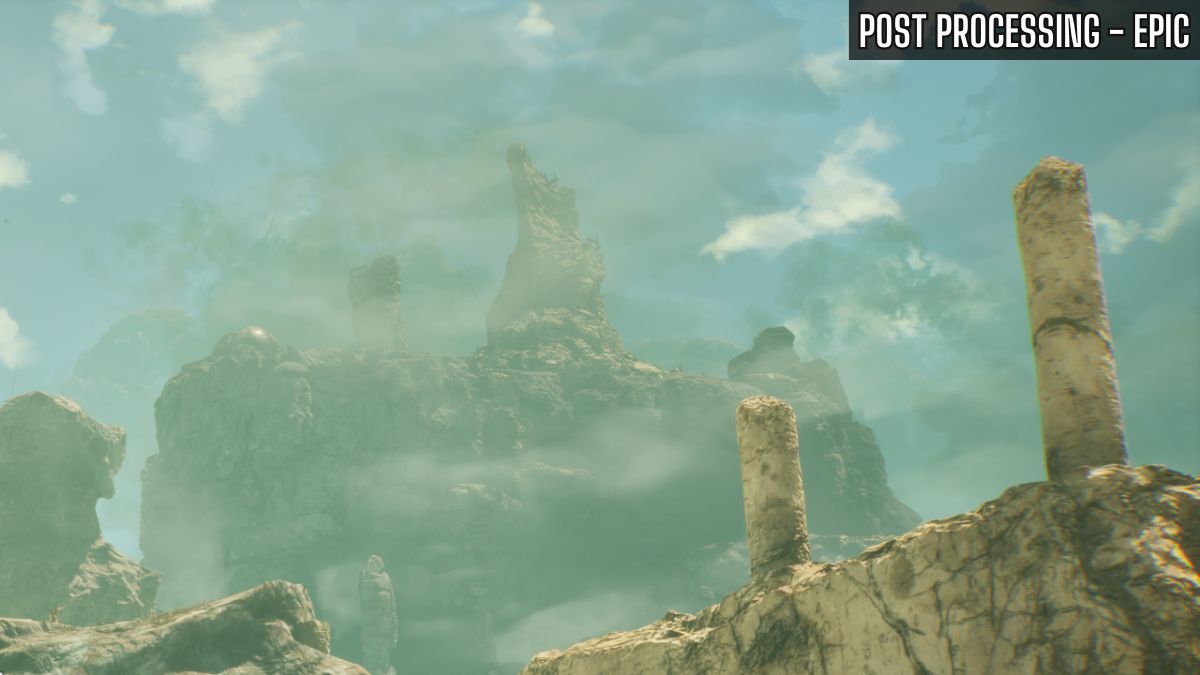 Post Processing Set to Epic